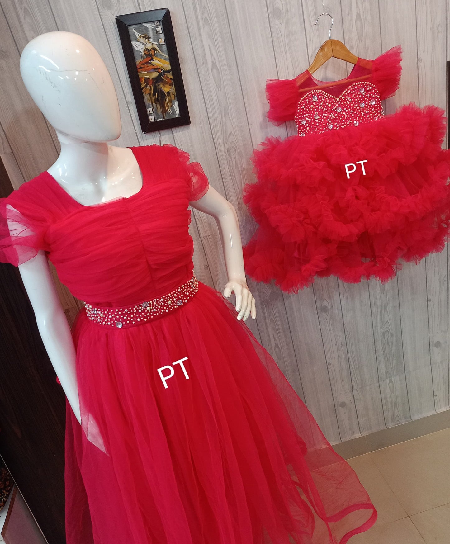 Beautiful Mother Daughter Combo | Birthday Dress | Stunning Partywear Twining dress