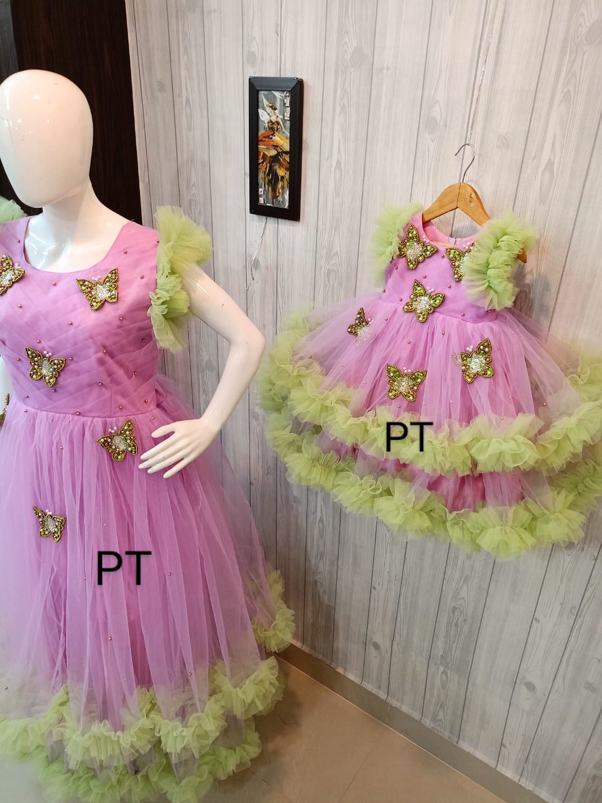 Butterfly Theme Birthday Dress | Partywear Dress | Beautiful Butterfly Dress