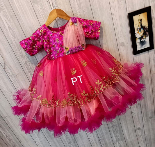 Ethnic Girls Dress | Birthday Dress for Girls | Traditional Look Dress