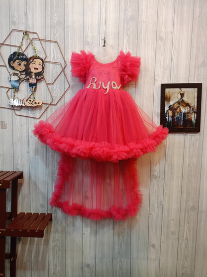 Special Name Customized Dress for Mother daughter | Birthday Dress