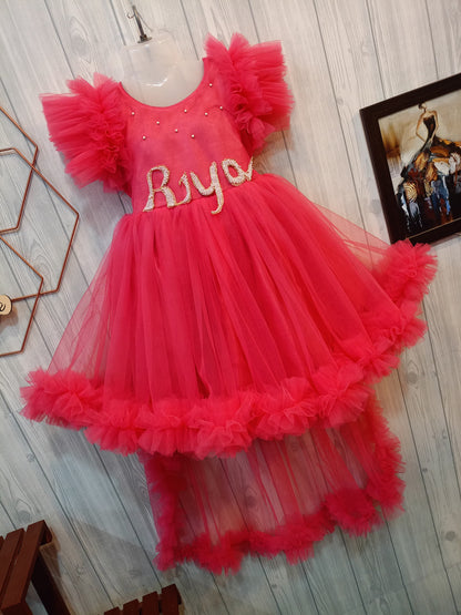 Special Name Customized Dress for Mother daughter | Birthday Dress