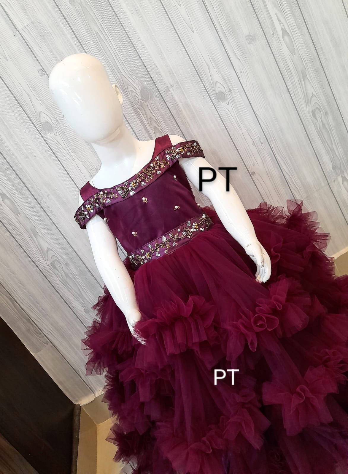 Beautiful Cloud Ruffle Party Dress | mother daughter combo | Birthday Dress | Stunning Partywear Twining dress
