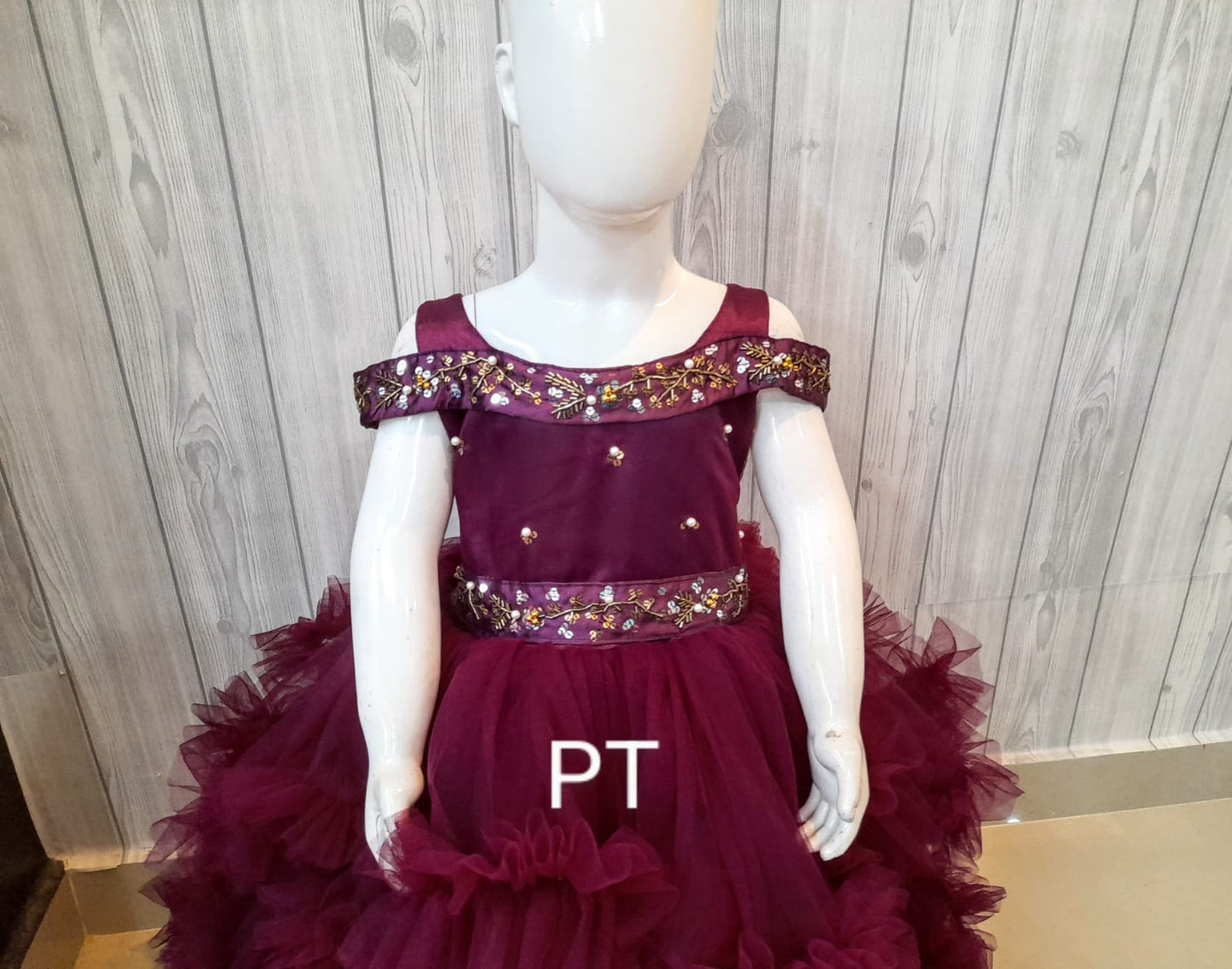 Beautiful Cloud Ruffle Party Dress | mother daughter combo | Birthday Dress | Stunning Partywear Twining dress