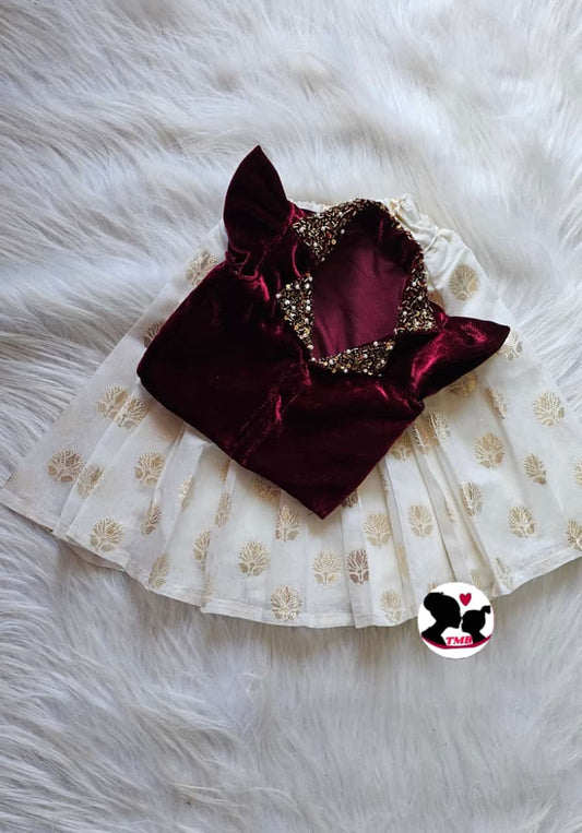 Traditional Dress | Pattu Pavadai Set | Kids Traditional Dress
