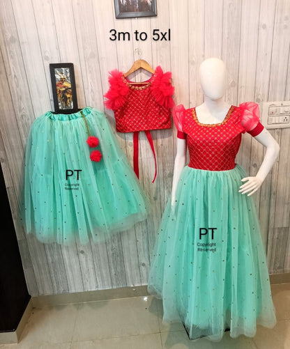 Partywear Mother Daughter Duo