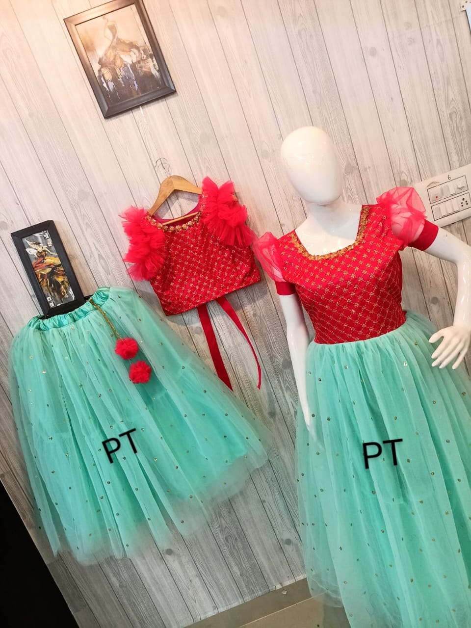 Partywear Mother Daughter Duo