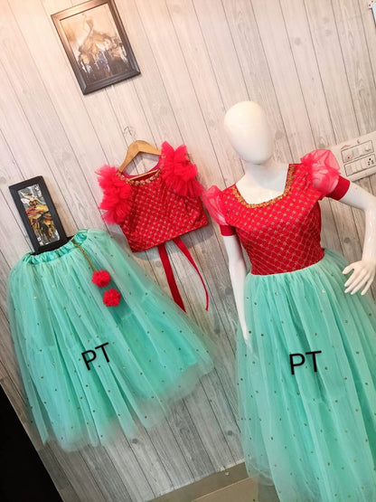 Partywear Mother Daughter Duo