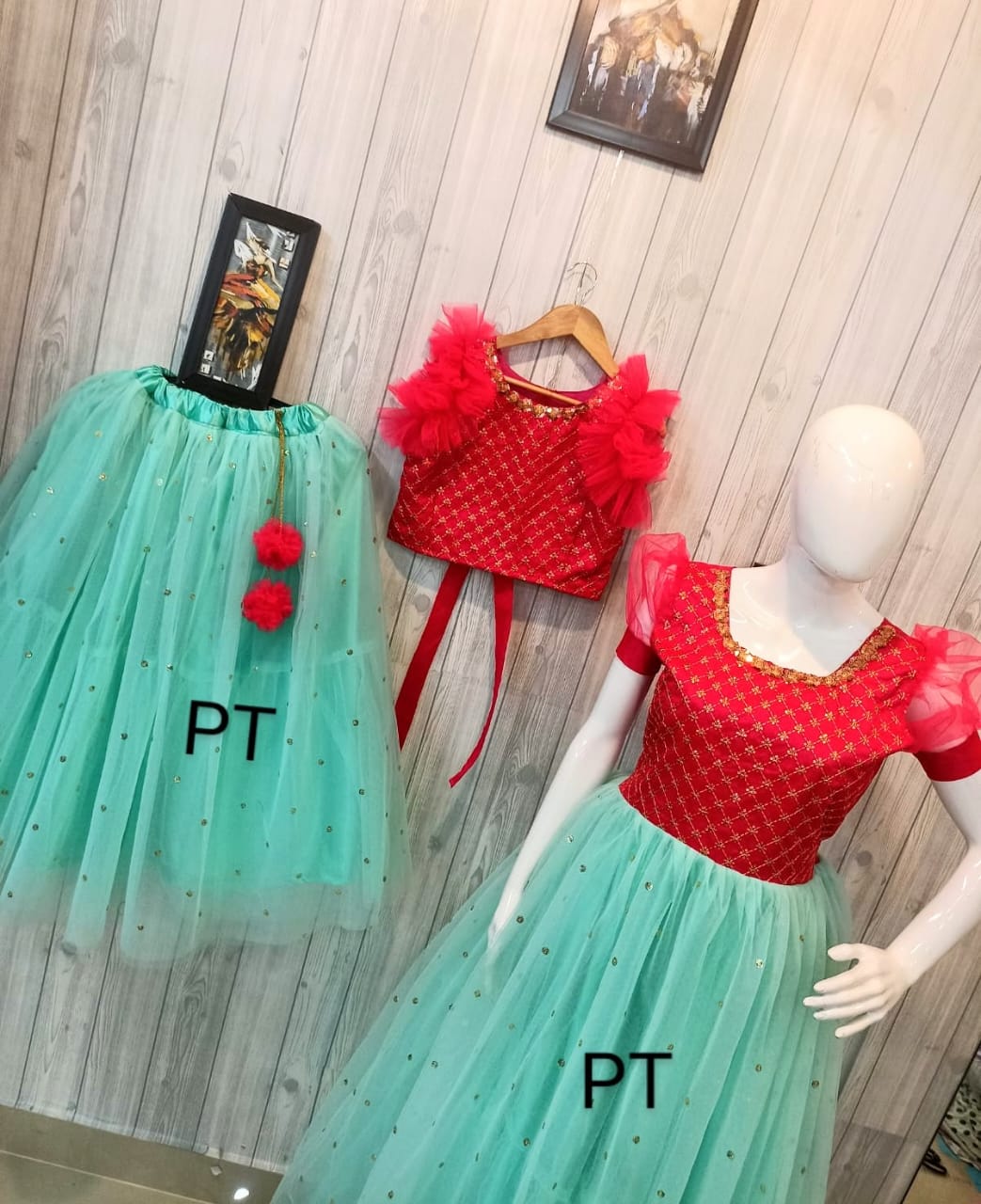 Partywear Mother Daughter Duo