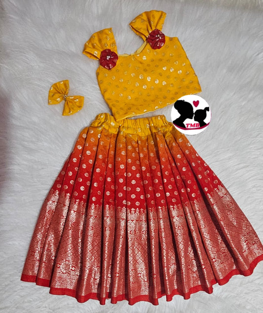 Vishu Festival Collection | Vishu Dress | Pattu Pavadai Set