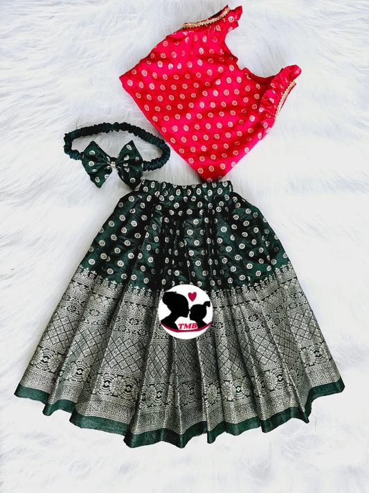 Pattu Dress | Vishu Dress | Pattu Pavadai Set