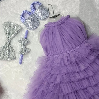 Beautiful Layered Birthday Dress | Party wear Dress