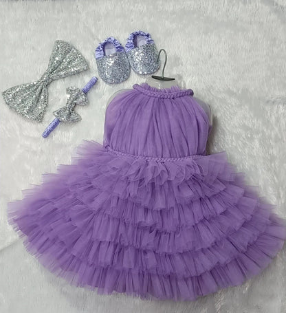 Beautiful Layered Birthday Dress | Party wear Dress