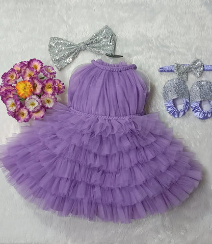 Beautiful Layered Birthday Dress | Party wear Dress