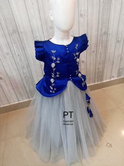 Overcoat Birthday Dress | Partywear Dress | Mommy and me Dress