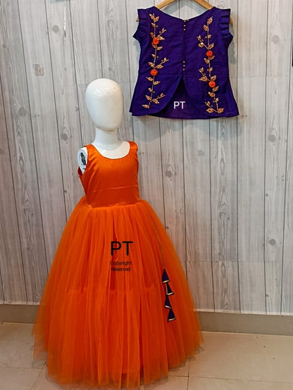Overcoat Birthday Dress | Partywear Dress | Mommy and me Dress
