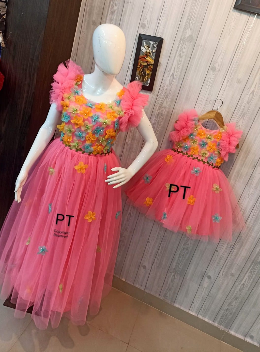 Flower  🌸 Dress Combo for Mommy and Baby | Birthday Dress | Twinning Dress