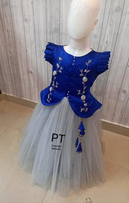 Overcoat Birthday Dress | Partywear Dress | Mommy and me Dress