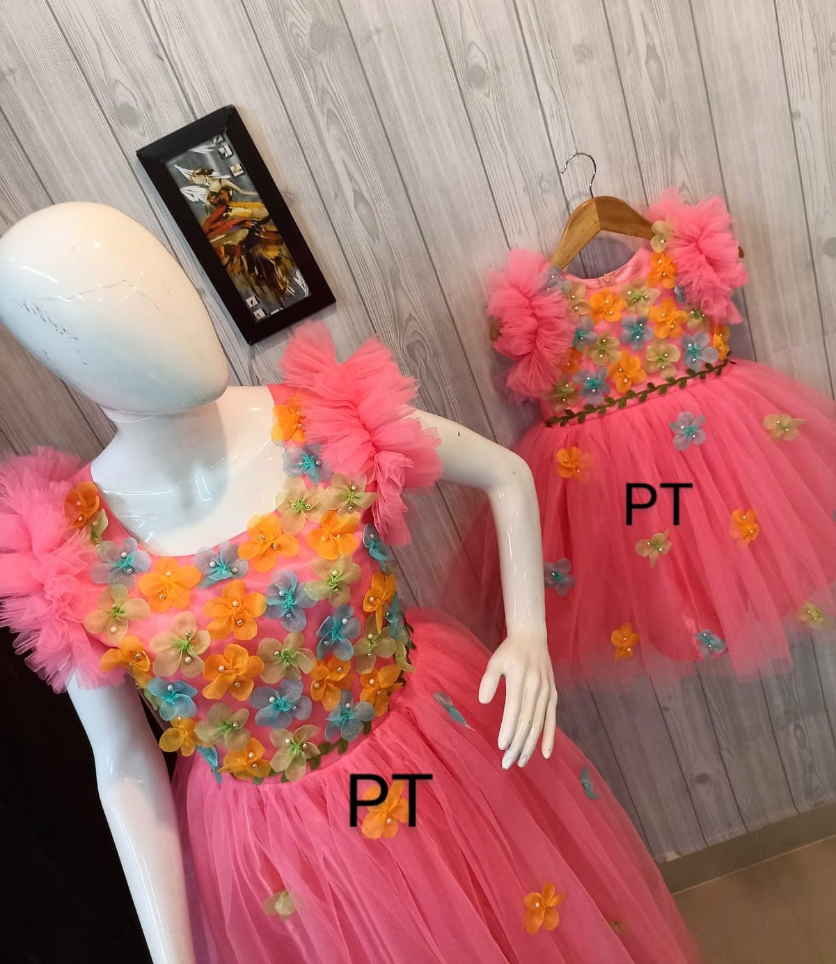 Flower  🌸 Dress Combo for Mommy and Baby | Birthday Dress | Twinning Dress
