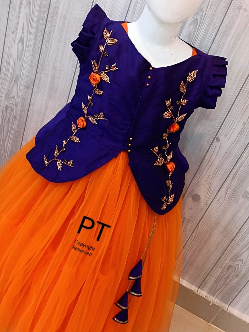 Overcoat Birthday Dress | Partywear Dress | Mommy and me Dress