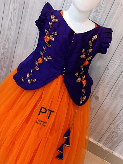 Overcoat Birthday Dress | Partywear Dress | Mommy and me Dress