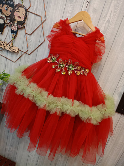 Beautiful Birthday Dress | Mother Daughter Combo Dress