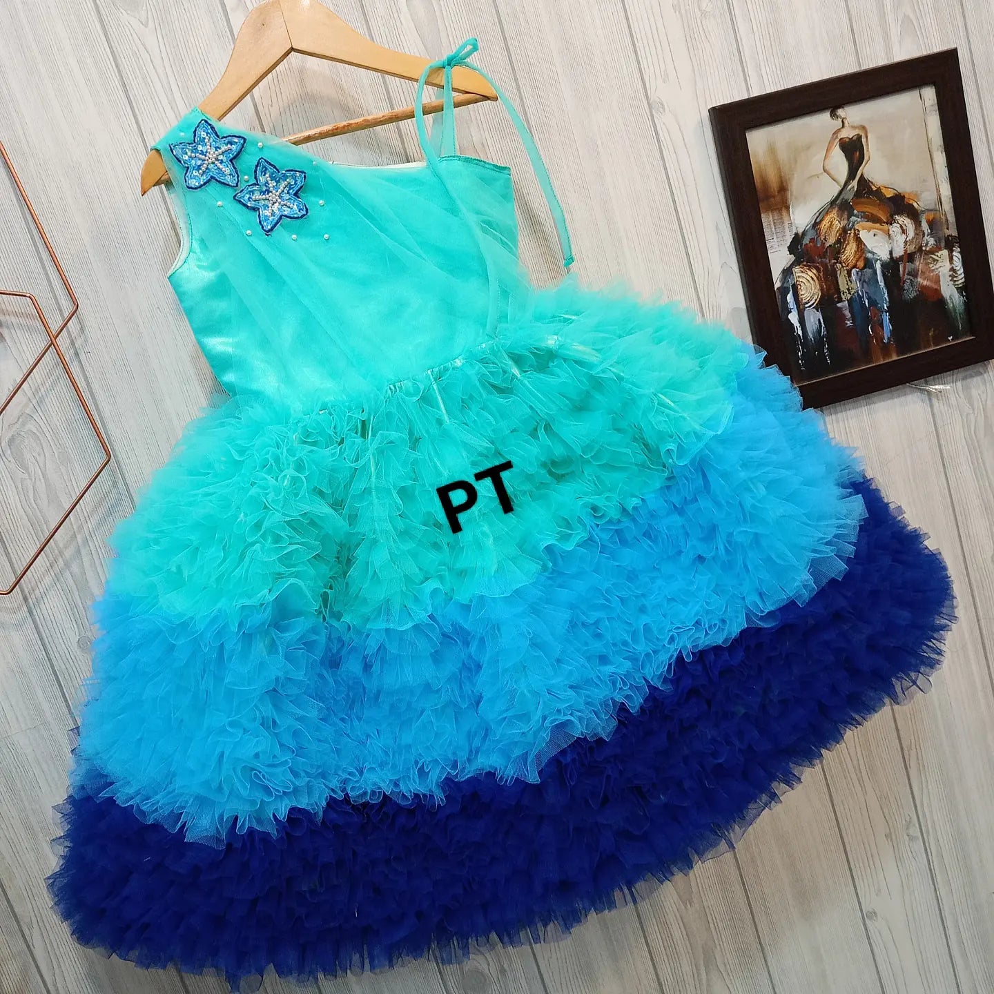 Multi Tiny Layer Birthday Dress for Princess 👸