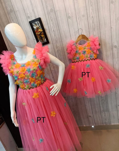 Flower  🌸 Dress Combo for Mommy and Baby | Birthday Dress | Twinning Dress