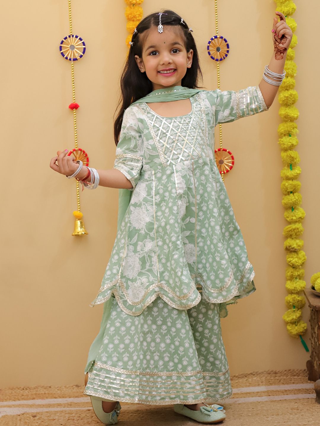 Stylish Kurti Sharara and Duppata Set | Premium Cotton Dress | Summer Special Dress