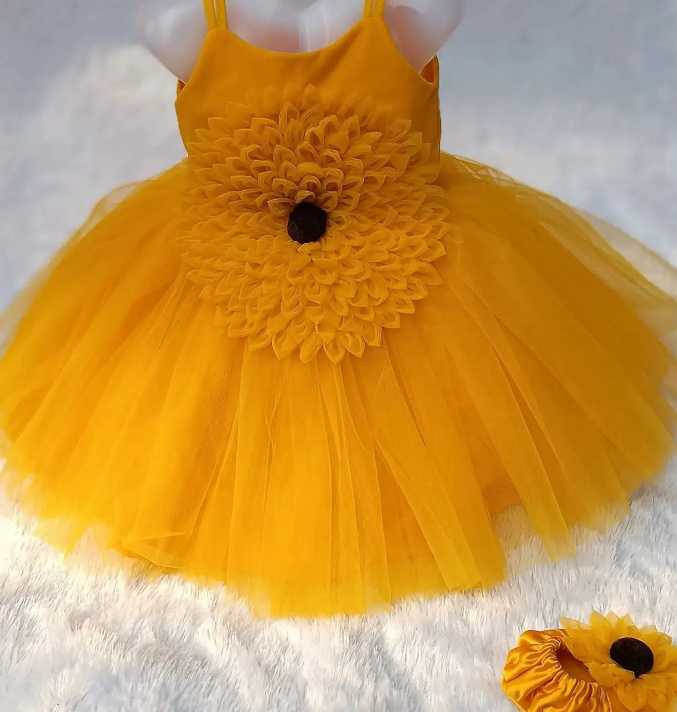 Big Flower Dress | Flower Birthday Dress