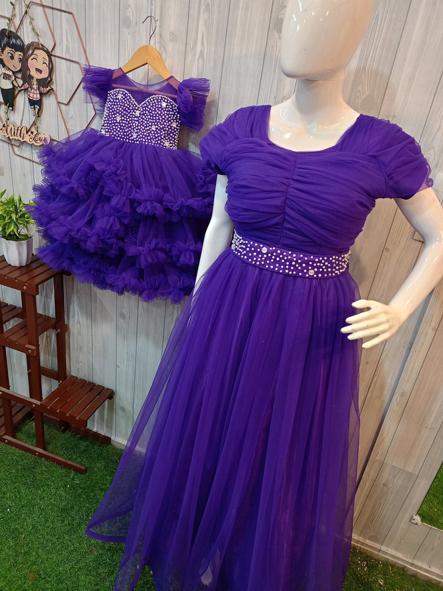 Superhit Bestselling mother daughter combo | Birthday Dress | Stunning Partywear Twining dress