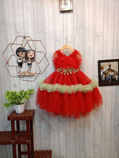 Beautiful Birthday Dress | Mother Daughter Combo Dress